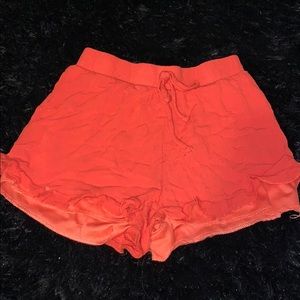 Ruffle Bottom Shorts